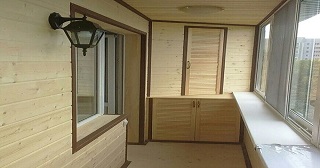 Отделка балкона под ключ Ирбит, цена от 5743 руб.